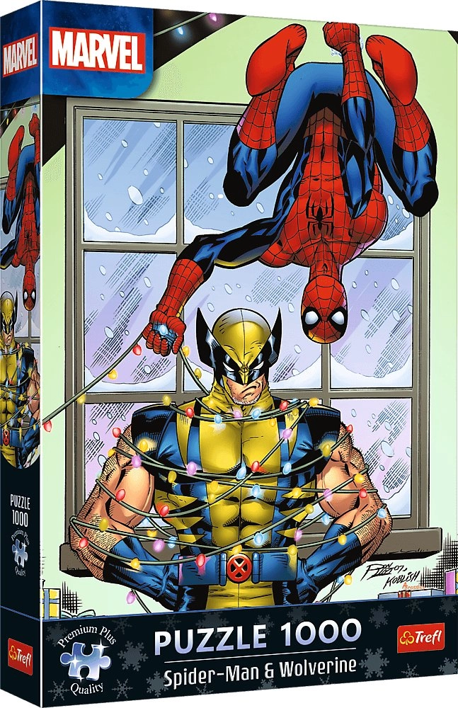 PUZZLE 1000 XMAS PremPlus Spider-Man_Wolver..12088