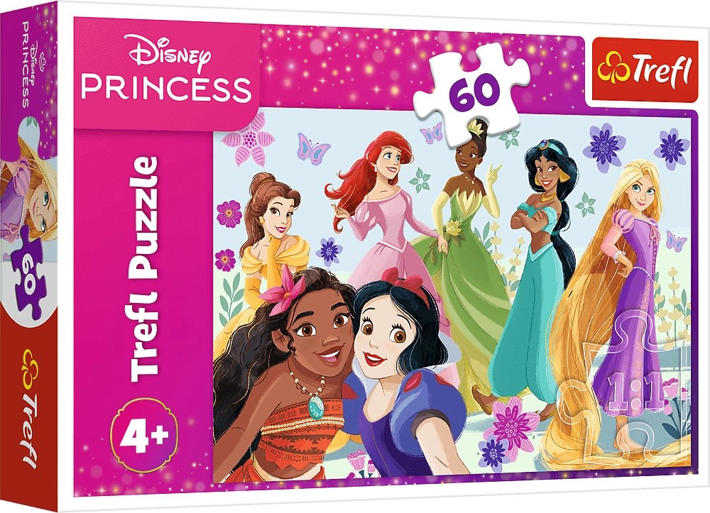 Trefl: Puzzle 60 pieces. - Princesses