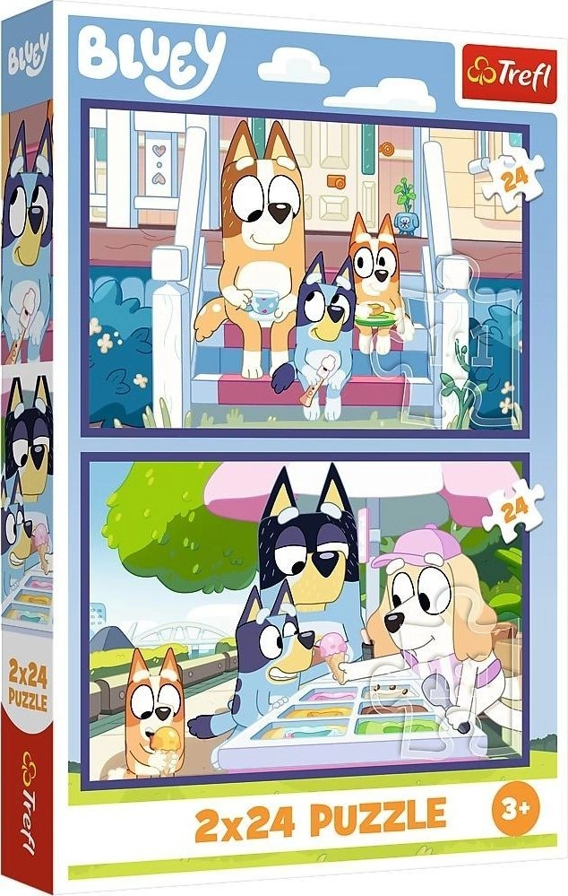 PUZZLE 2x24 Funny Bluey 34446 26388