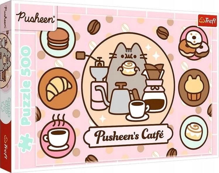 Trefl Puzzle Pusheen in the cafe
