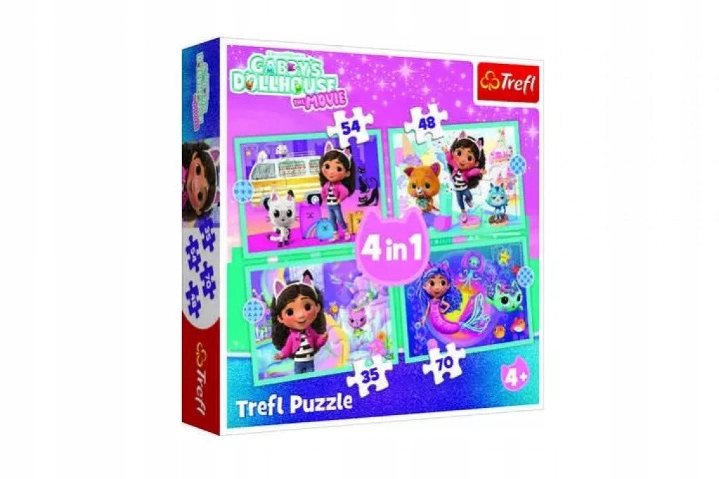 PUZZLE 4in1 Gabby adventure 34670 27800