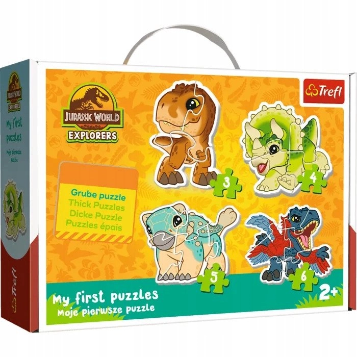 PUZZLE BABY CLASSIC Charming dinosaurs /JW