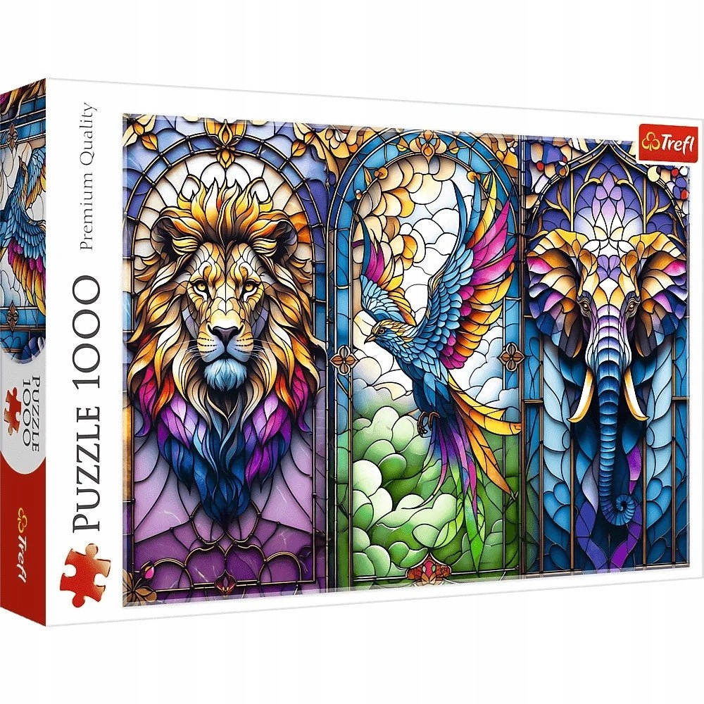 Puzzle 1000 Witraż: Zwierzęta TREFL 27817
