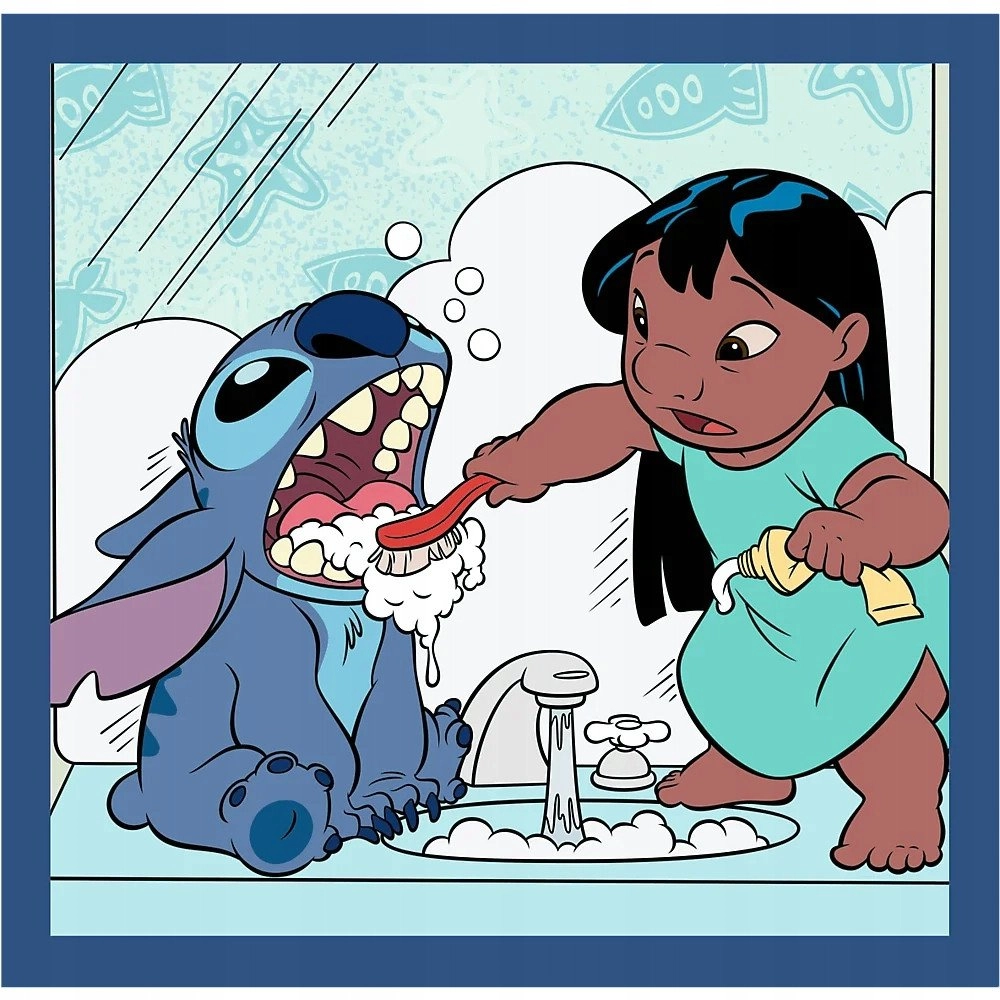 PUZZLE 3w1 Czas ze Stitchem /Disney