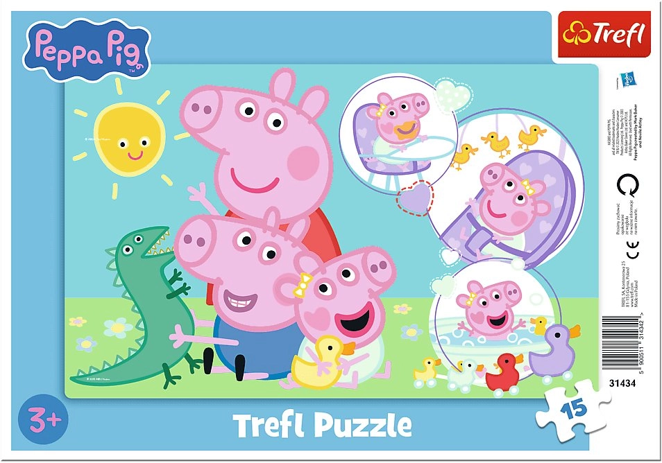 15 frame puzzle the nicest peppa