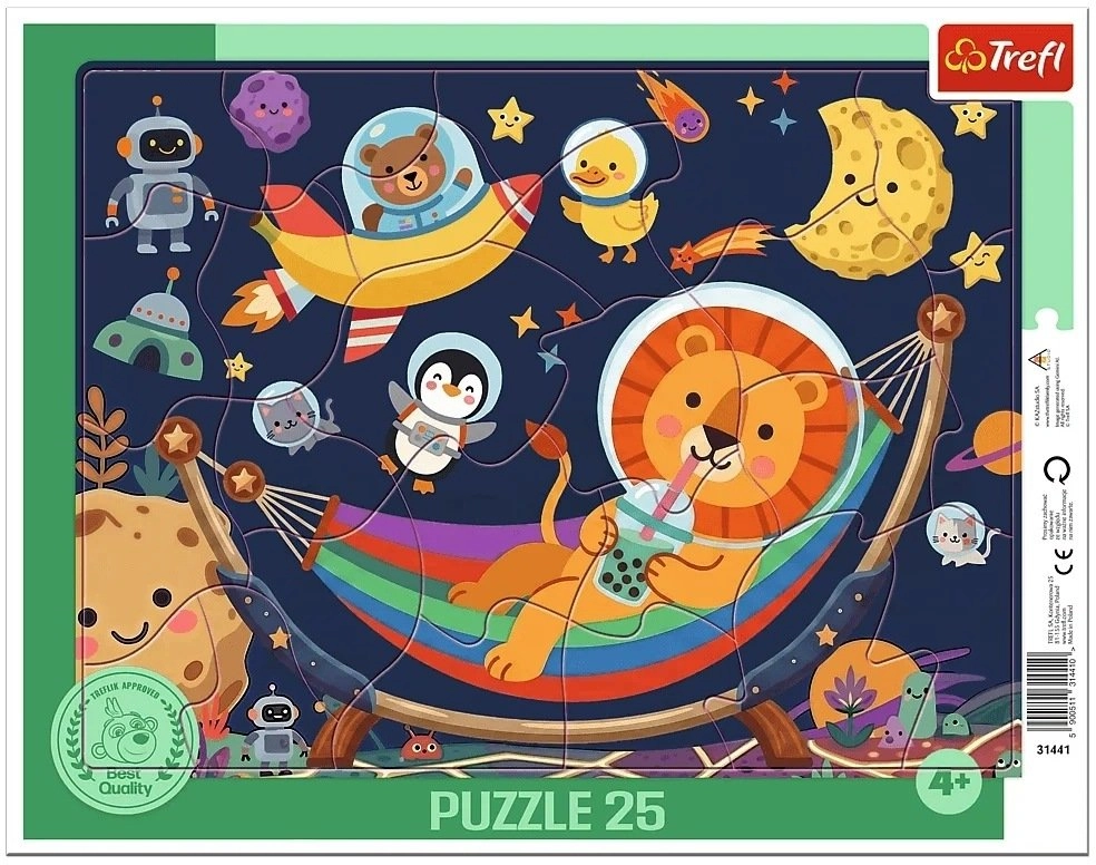 Trefl PUZZLE 25EL SWIAT PRZYJAZNI FOL