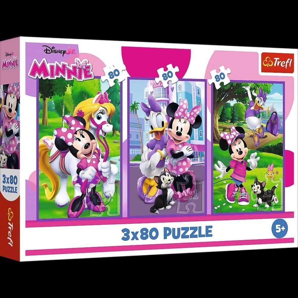 PUZZLE 3x80 Minnie and friends /Disney