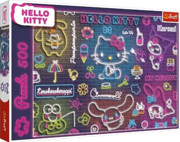 PUZZLE 500 Neon HelloKitty 37523 37523