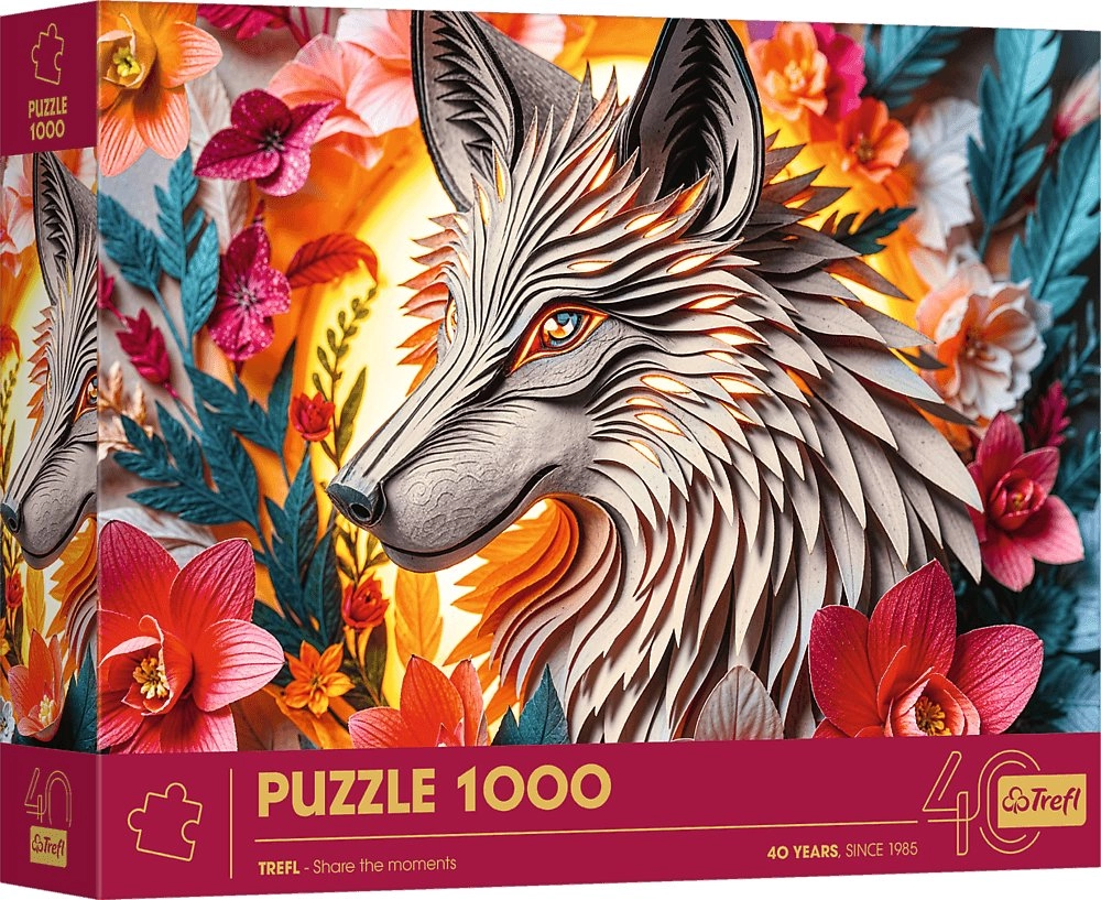 Puzzle 1000 Paper Art: Wolf TREFL