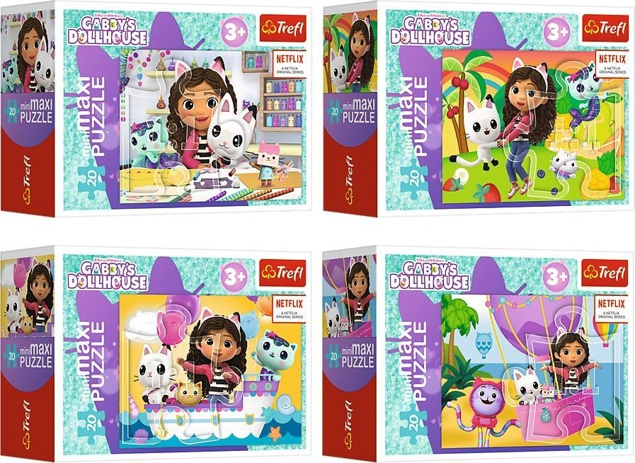 Trefl Puzzle MiniMaxi Colored Day Gabby