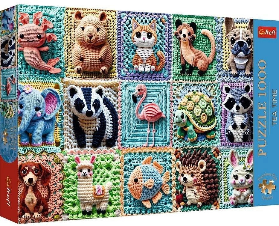 Puzzle 1000 Crochet animals TREFL 5900511120936