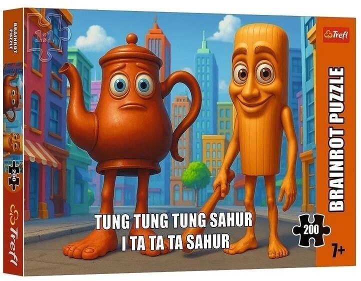 Puzzle 200 BrainRots Tung Tung Breakfast