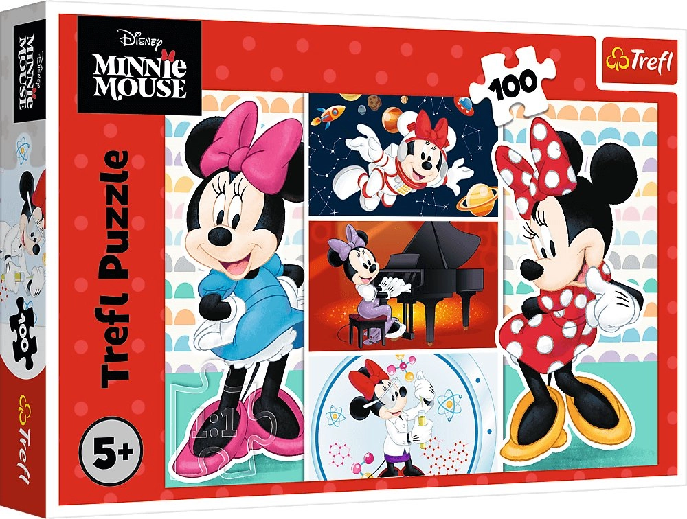 Puzzle 100 Funny Minnie TREFL 5900511165173