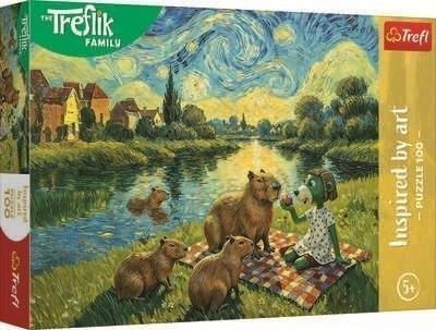 Puzzle 100 Feeding the capybaras 5900511165630