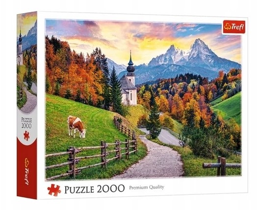 PUZZLE 2000 Bawarskie Alpy jesienią 27127