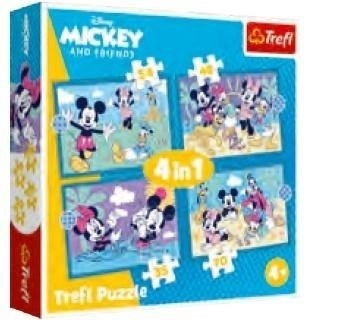 PUZZLE 4in1 Funny events of Mickey