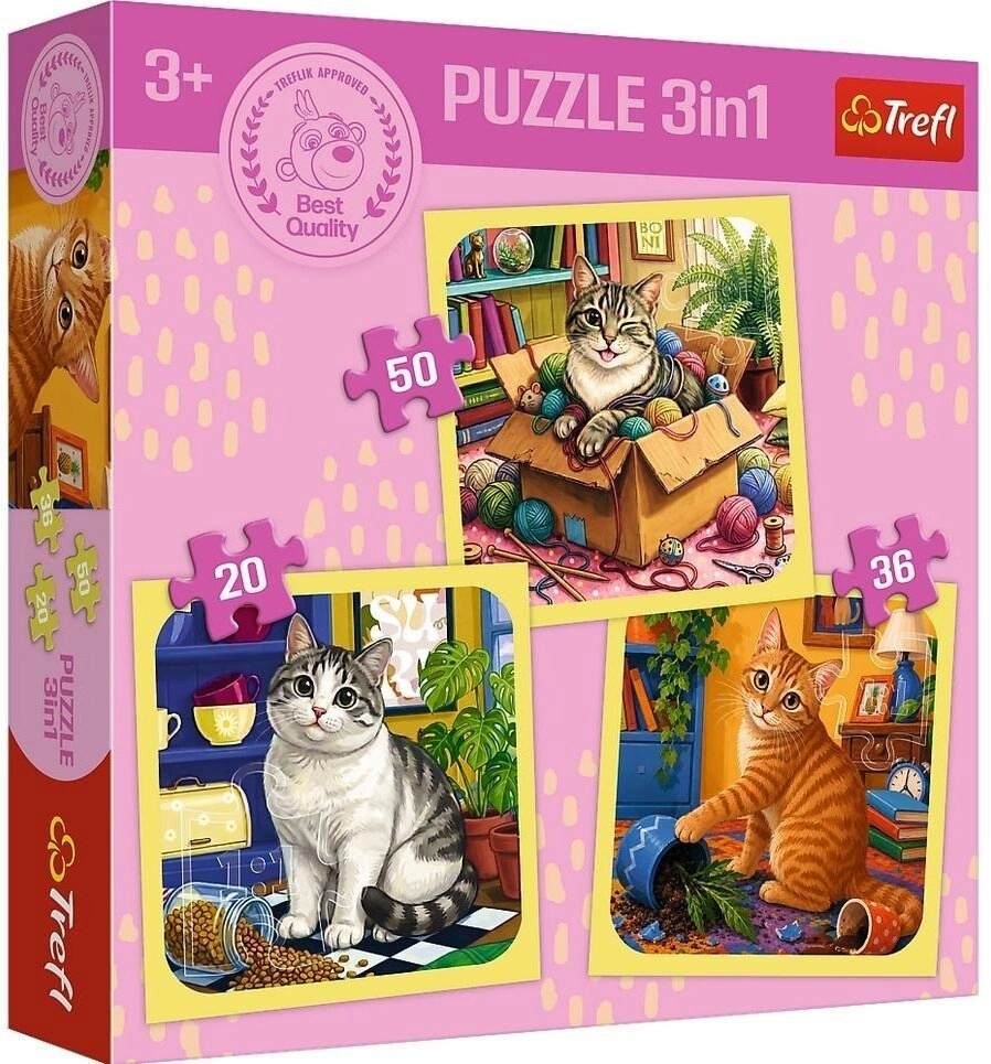 Puzzle 3w1 Radosne momenty TREFL 5900511349061
