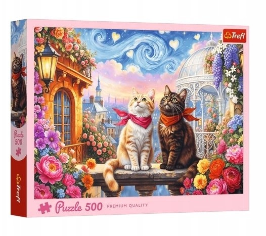 PUZZLE 500 Puppies in love 37553