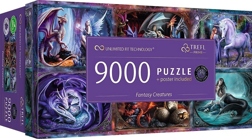 Puzzle 9000 Fantasy Creatures Anne Stokes