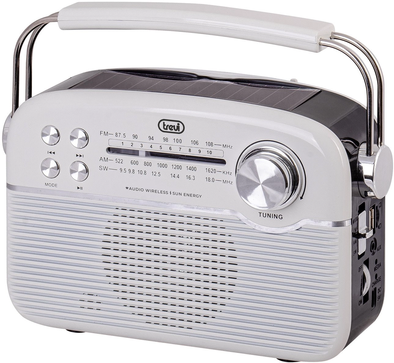 Radio Trevi solarne RA7F5001 white 15003569