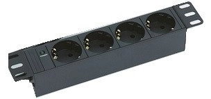 TRITON 10" rozvodný panel 4x230V DIN-