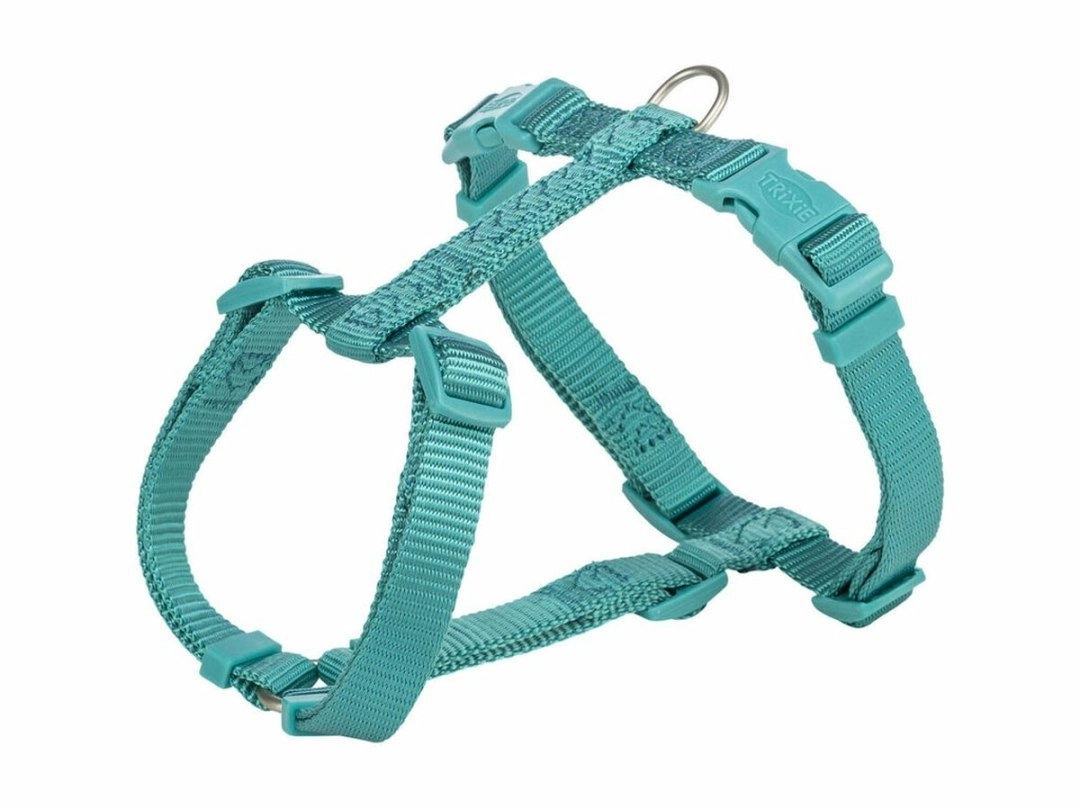 Premium  H-type harness  for dogs  aqua