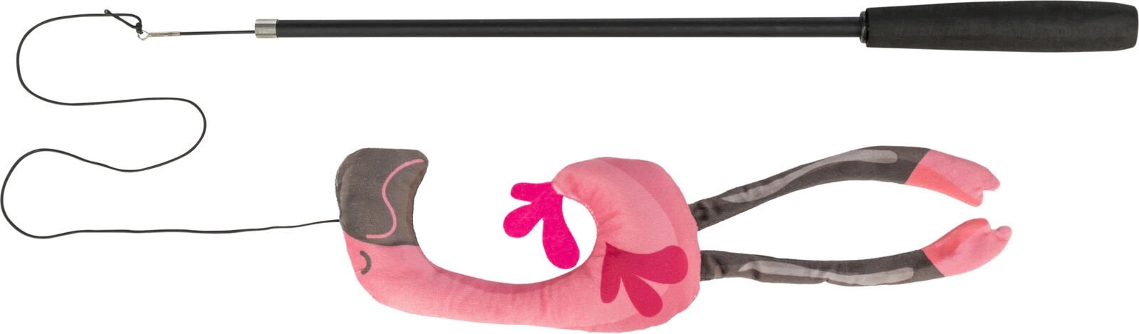Trixie Telescopic flamingo fishing rod for