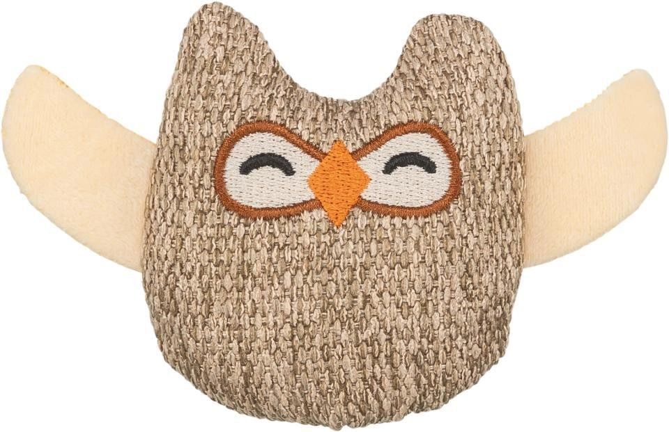 Owl toy for cats plush 8