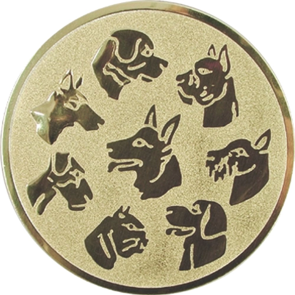Tryumf Wklejka aluminiowa - psy (D1-A76)