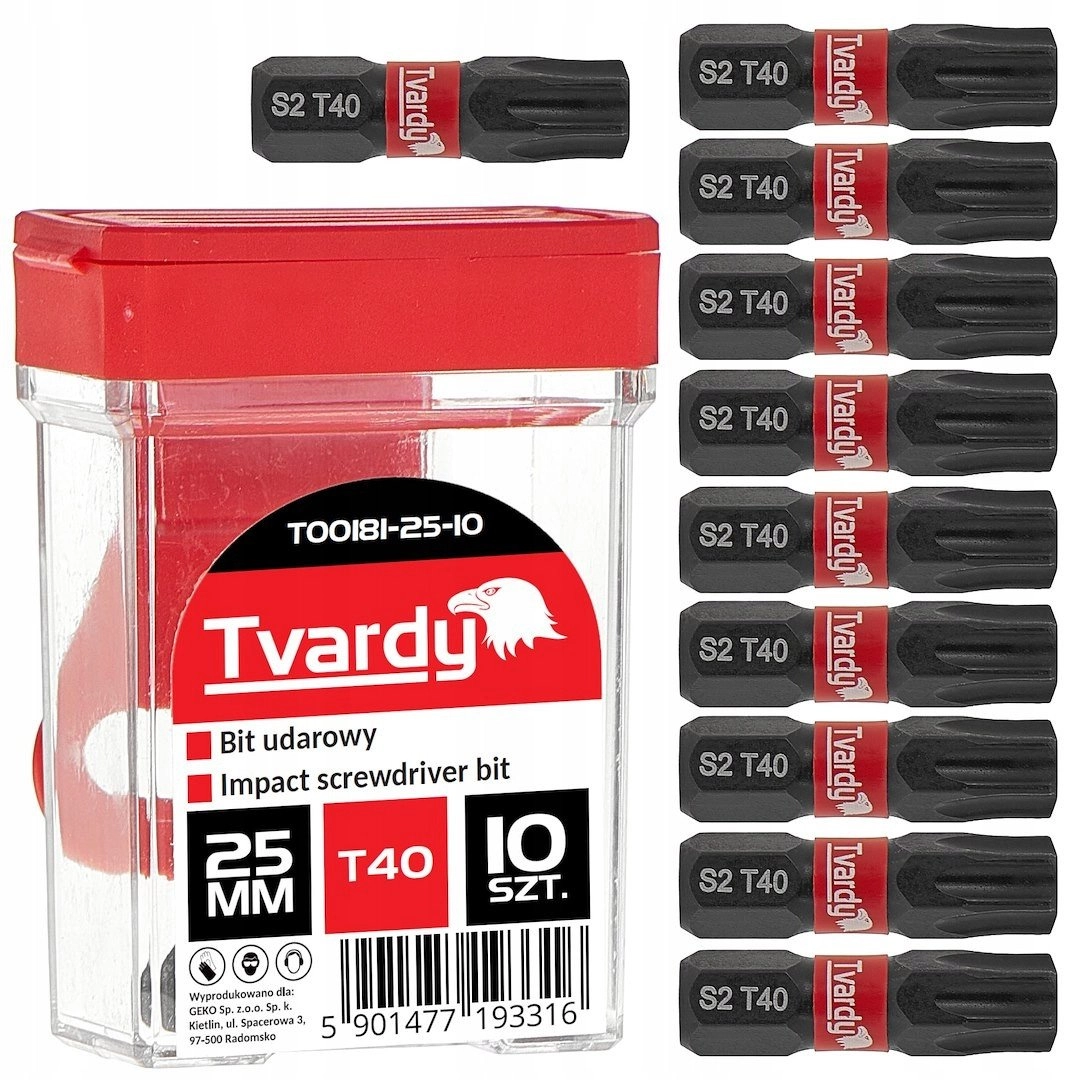 Bit udarowy T40 25mm S2 –