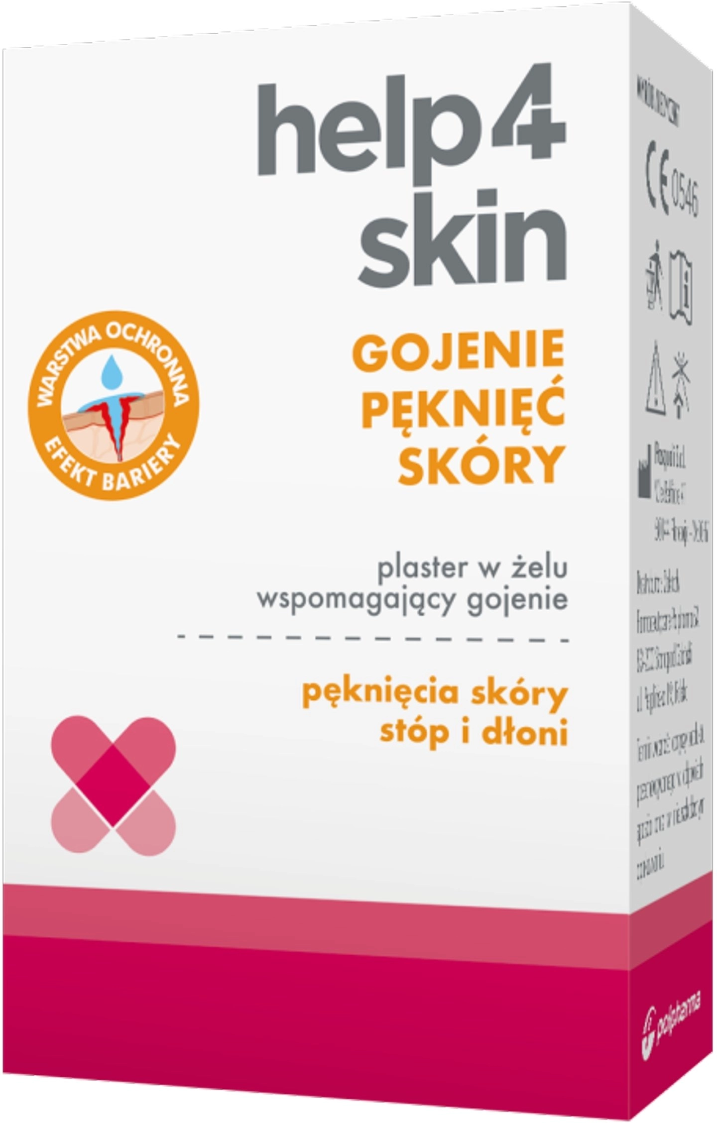 Tzmo HELP4SKIN_Gel patch supporting the healing