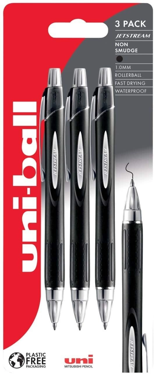 Uni-Ball Jetstream SXN-210 3stk sorte Rollerpenne