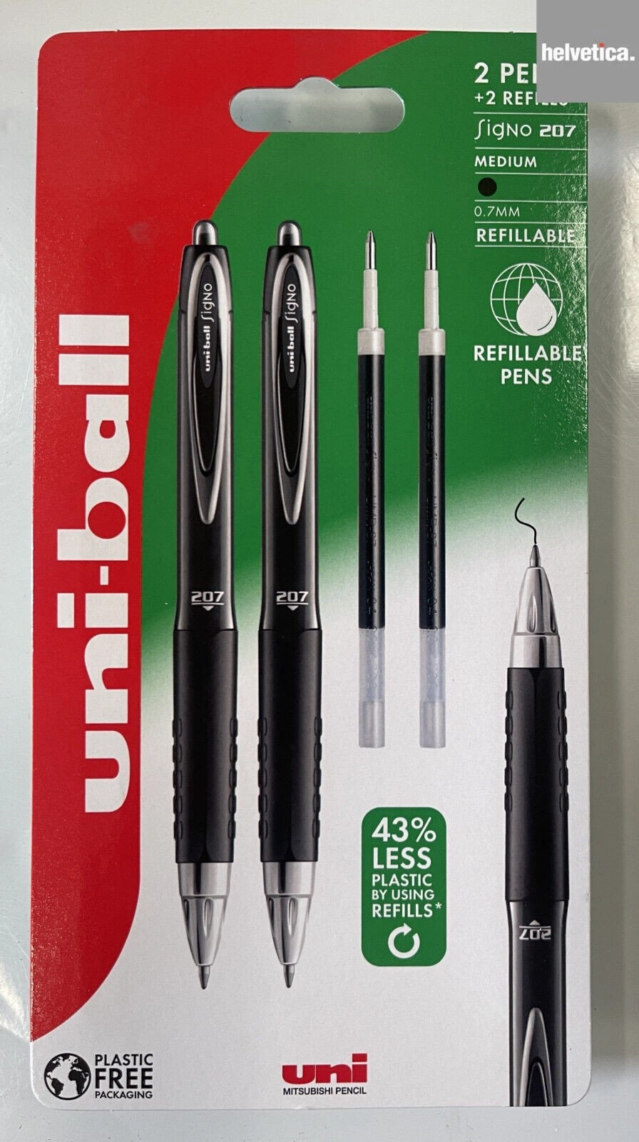 Uni-ball Signo 207 fine 2 pcs