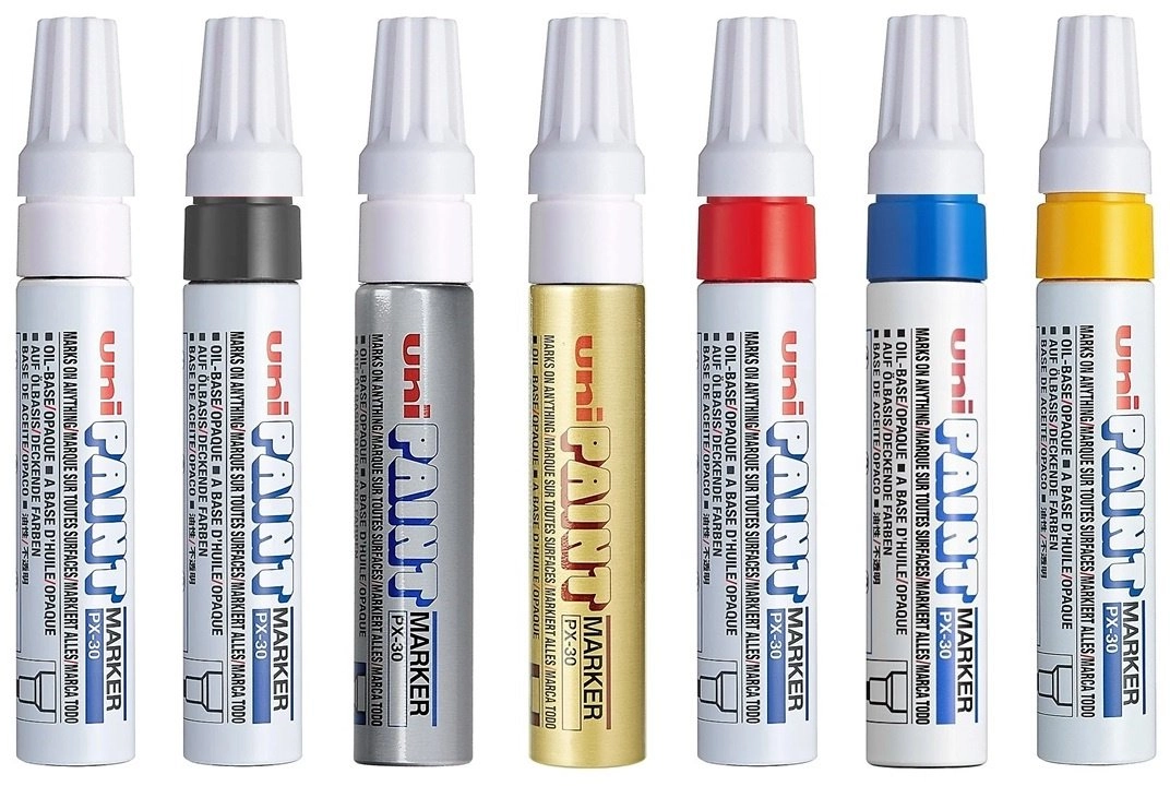 UNI-BALL Uni PX-30 red oil marker