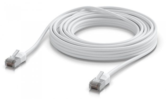 Ubiquiti UACC-Cable-Patch-Outdoor-C6A-8M-W ( UACC-CABLE-PATCH-OUTDOOR-C6A-8 Ultra-thin  rugged