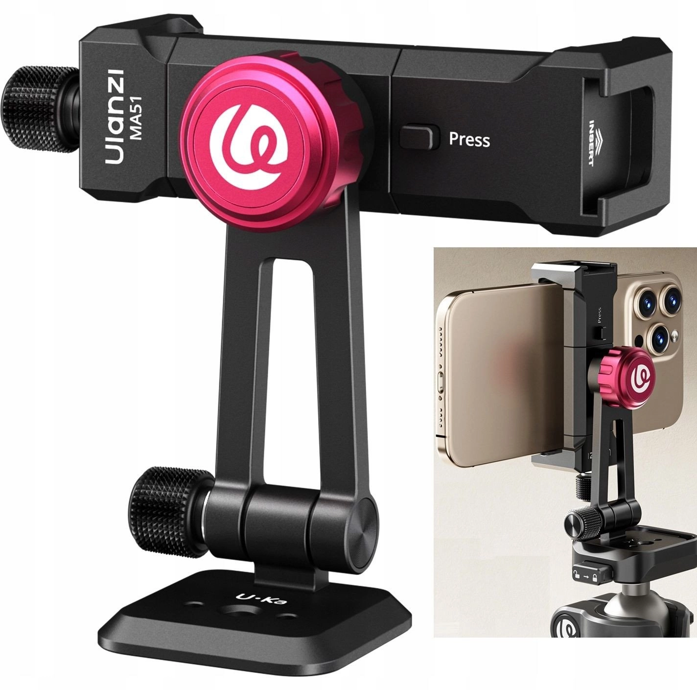 Uka F38 Tripod Holder + Iso