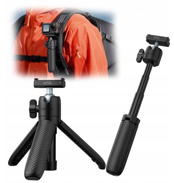 Mini Tripod Selfie Stick Backpack Holder