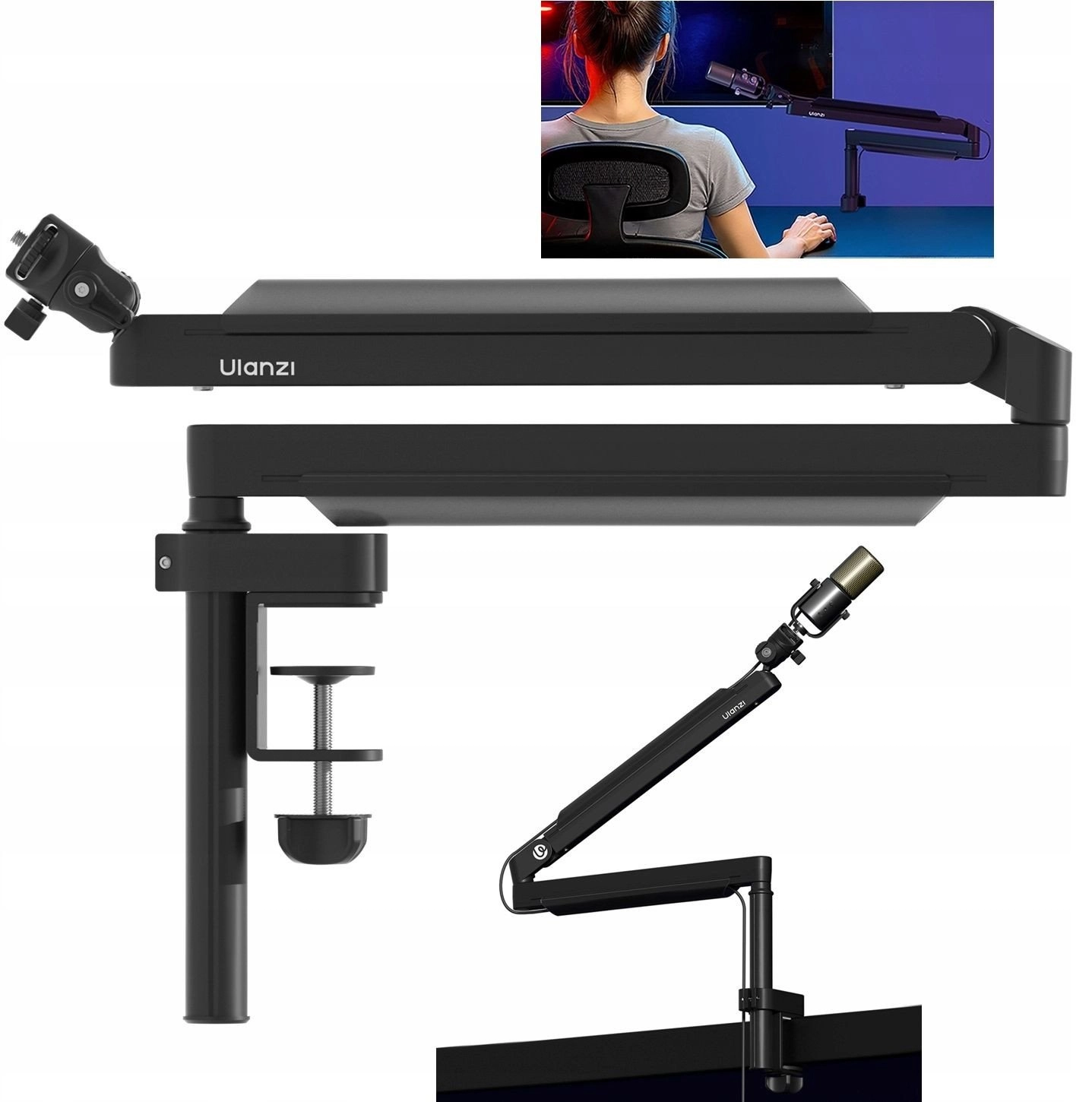 Boom Arm Microphone Holder For Microphone