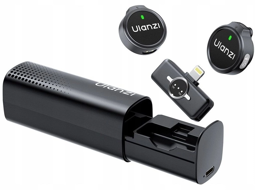 2x 100m Wireless Microphone For Lightning