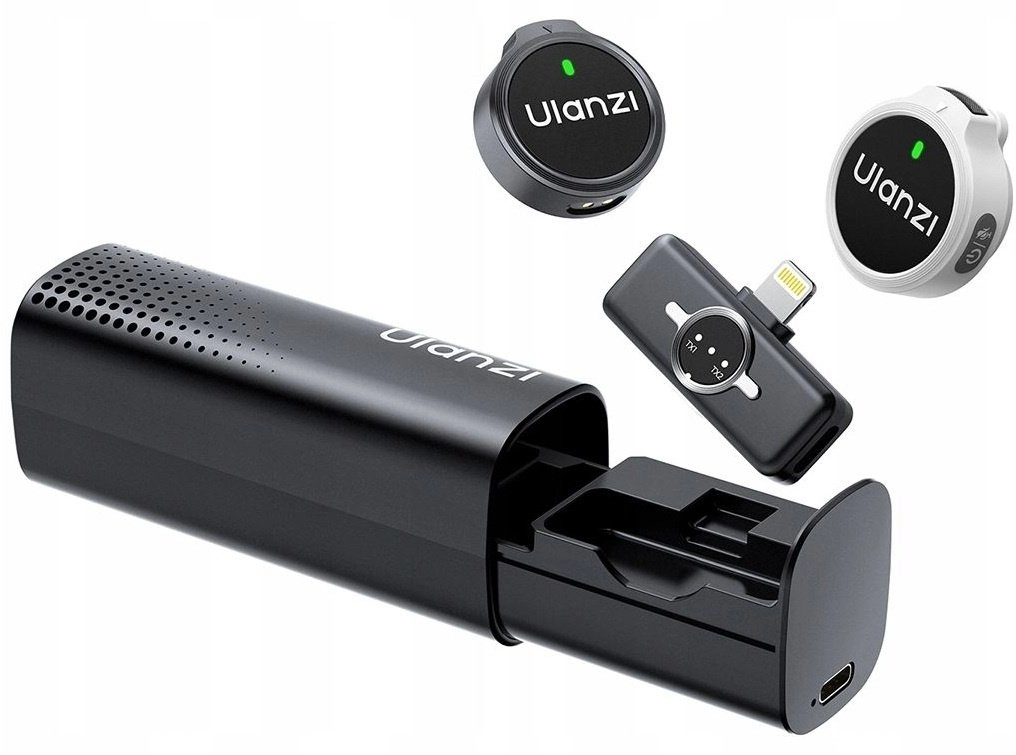 2x Wireless Microphone 100m For Lightning