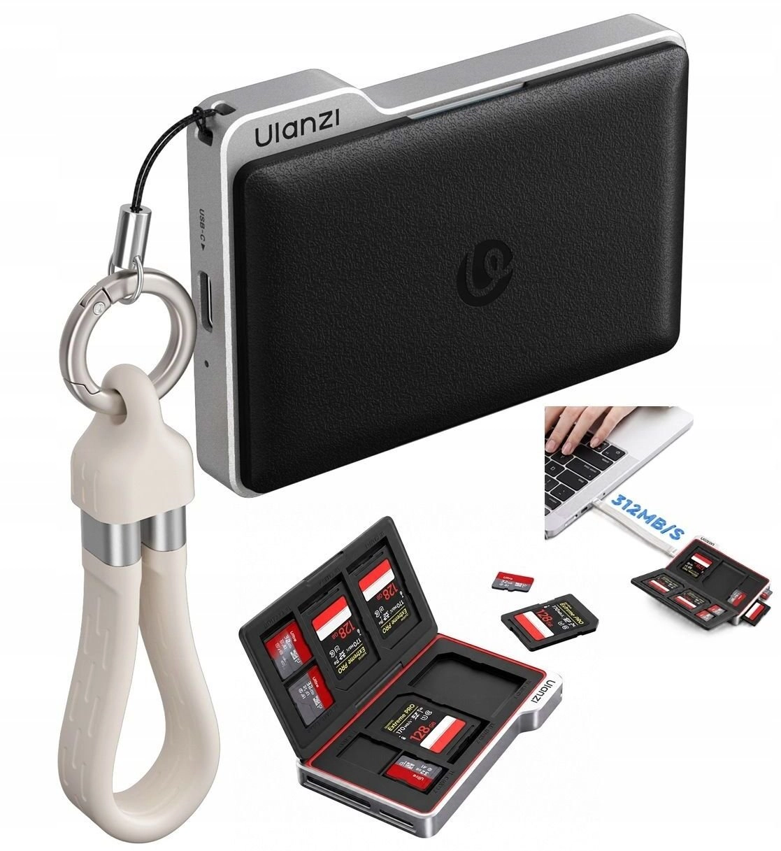 Ulanzi SD Card Reader Microsd Usb-c