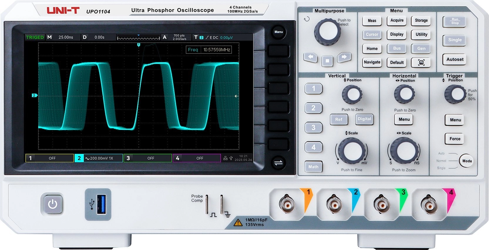 Uni-T UPO1104 oscilloscope 14744886 5901890121729