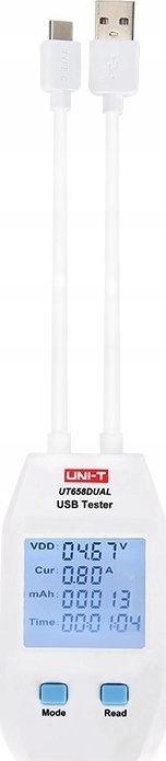 USB-A  USB-C testeris  QC1.0/ 2