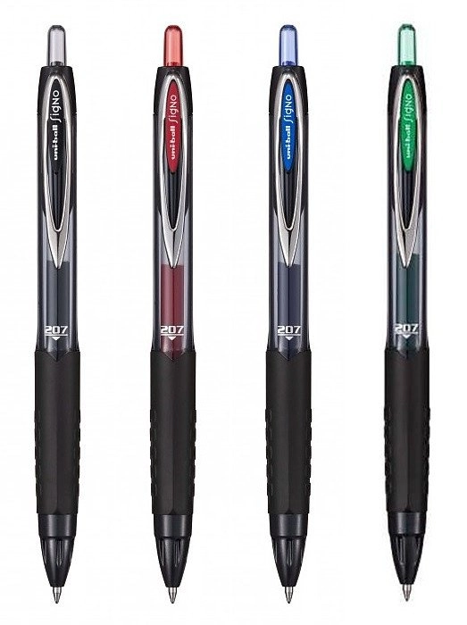 Uni UMN-207E Signo gel pen green