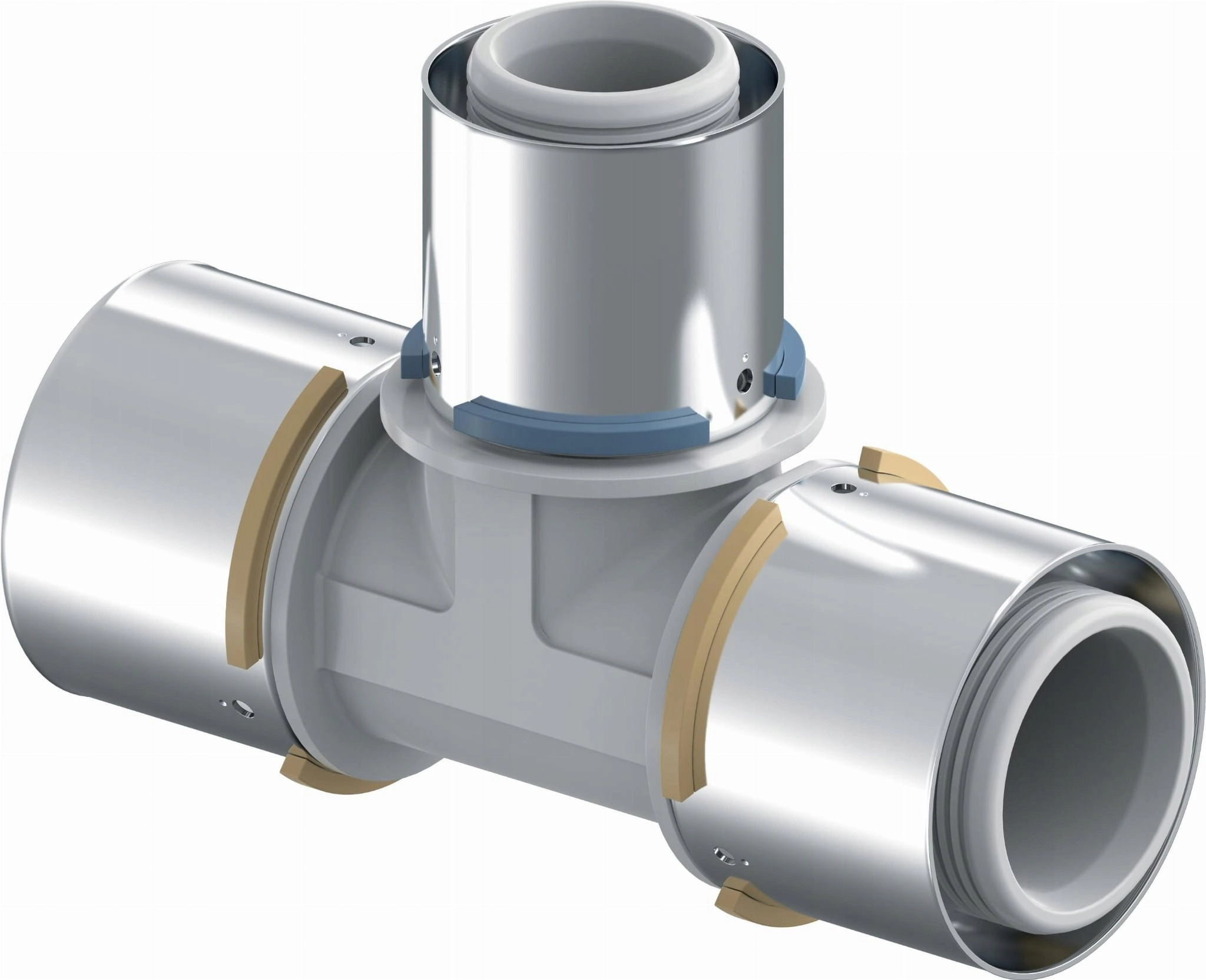 Uponor pres-t PPSU 50x40x50mm - PPSU