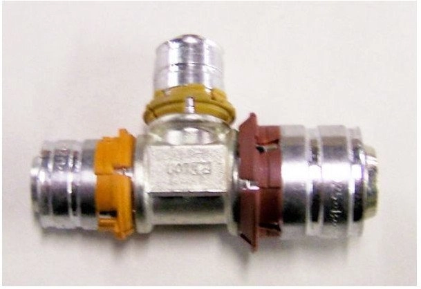 Uponor S-Press trójnik redukcyjny 25-16-20 (DWZ)