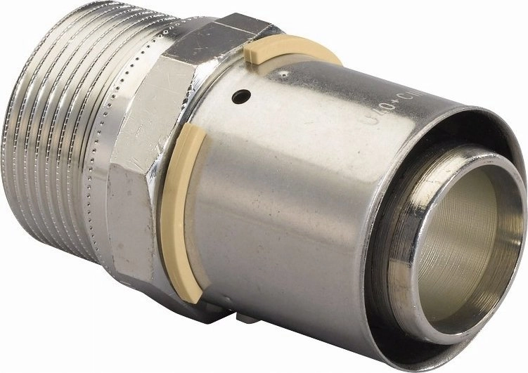 Uponor S-Press connector with external thread