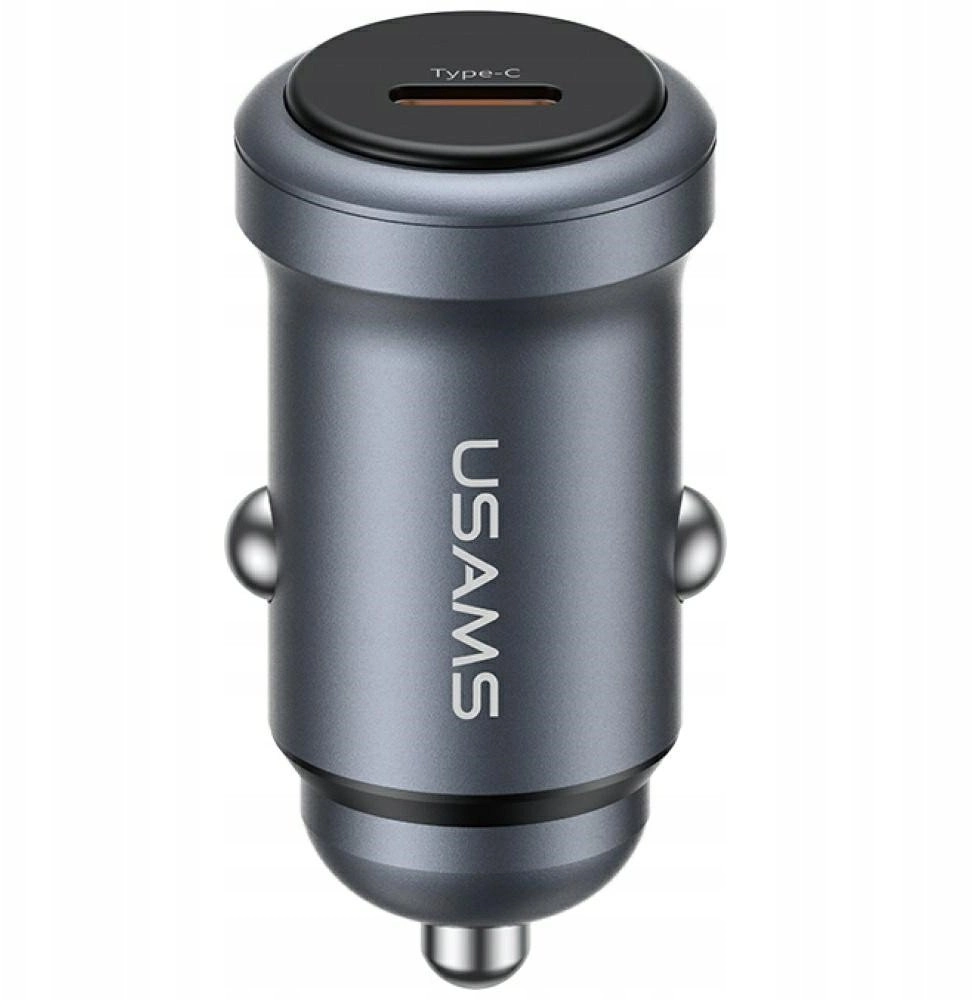 Ładowarka samochodowa USAMS CC321 Aluminium 30W