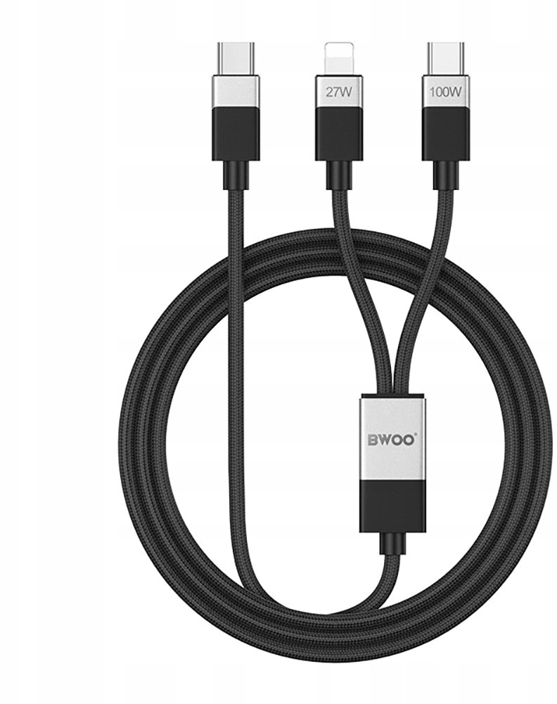 BWOO Braided 2-in-1 Cable USB-C -