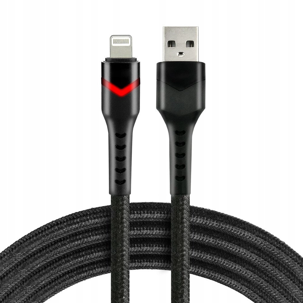 Braided cable USB - Lighting 1m